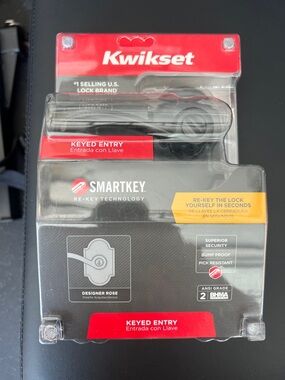 Kwikset SmartKey Keyed Entry Door Lock